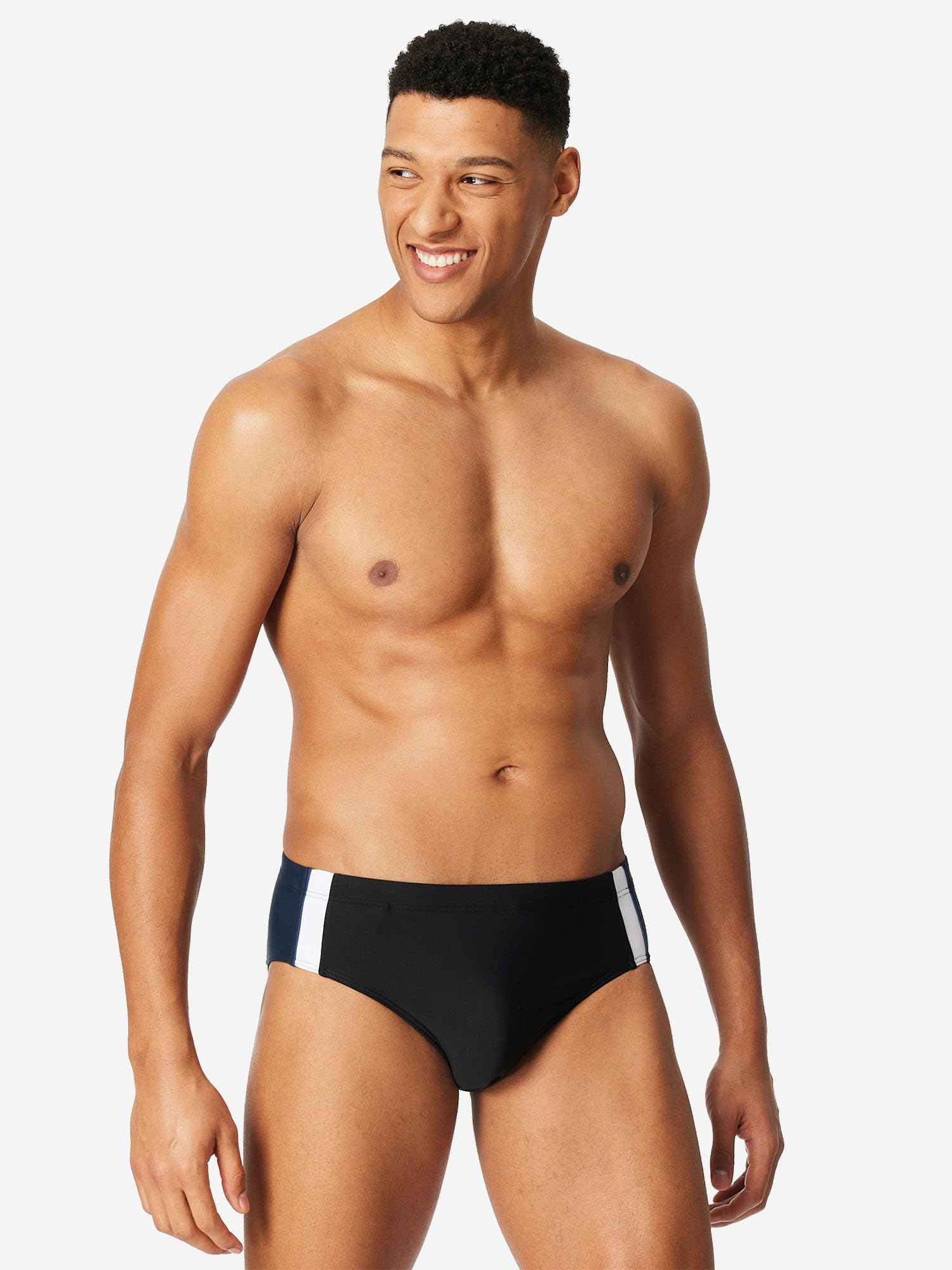 Schiesser Ocean Swim - Costume da bagno da uomo, confezione da 2