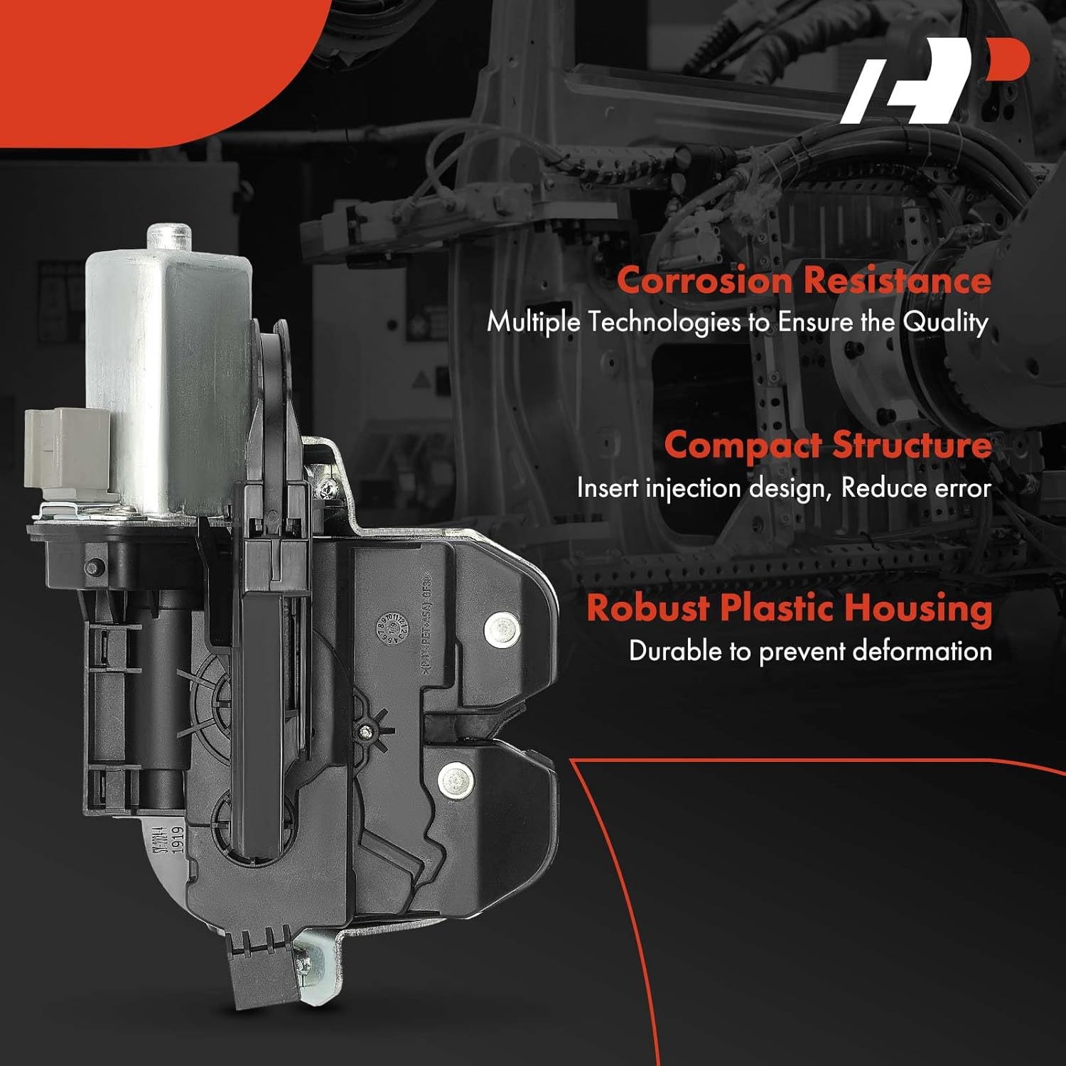 A-Premium Trunk Latch Compatible with Volkswagen Touareg 2011-2017, Rear Tailgate Lock Latch Actuator