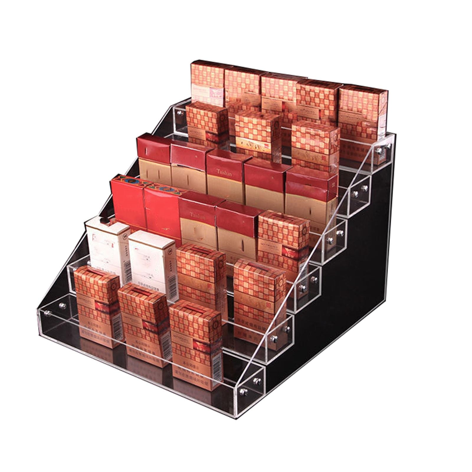 Generisch Zigaretten-Display-Etui aus Acryl – Einfache Montage & Organisation für Einzelhandelsgeschäfte und Märkte – 31 cm x 37,8 cm x 28,5 cm – Robustes Präsentationsmöbel für Zigaretten