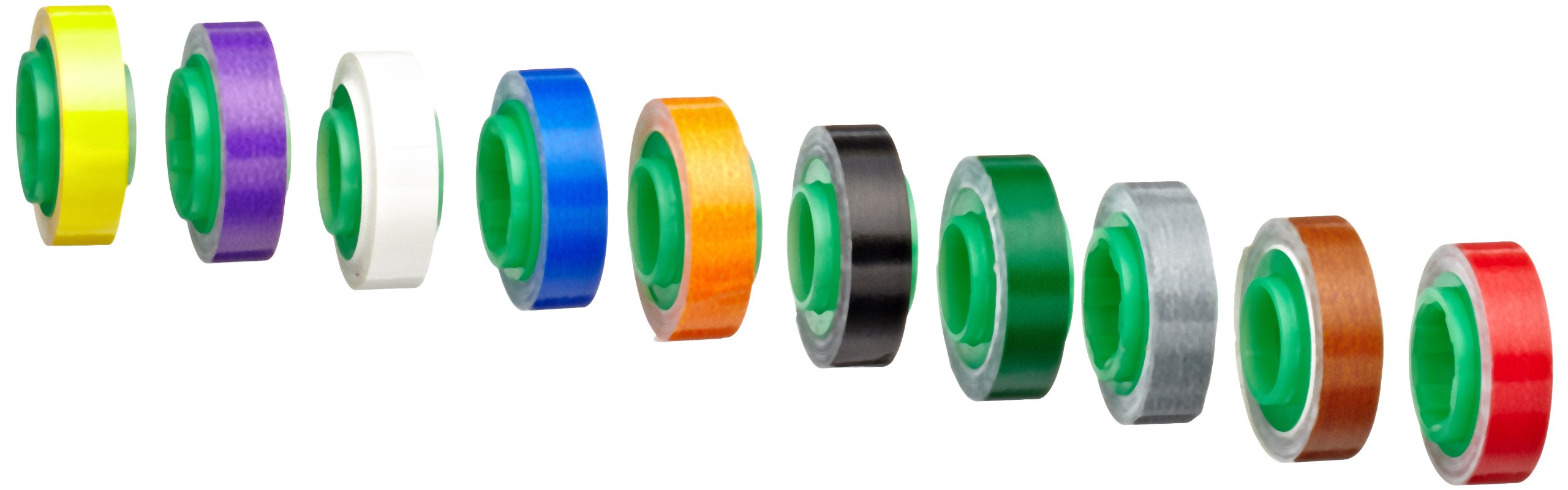 3M Wire Marker Tape Refill Roll SDR-MC, Black, Blue, Brown, Green, Gray, Orange, Red, Violet, White, Yellow (Pack of 10)