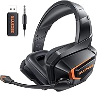 Vista 7 de DEEBOX Gaming Headset for PC, PS5, PS4, Xbox, Gaming Headphone with Detachable Noise Canceling Mic, Wired Gaming Headsets 3.5mm for PC, Laptop, Mac