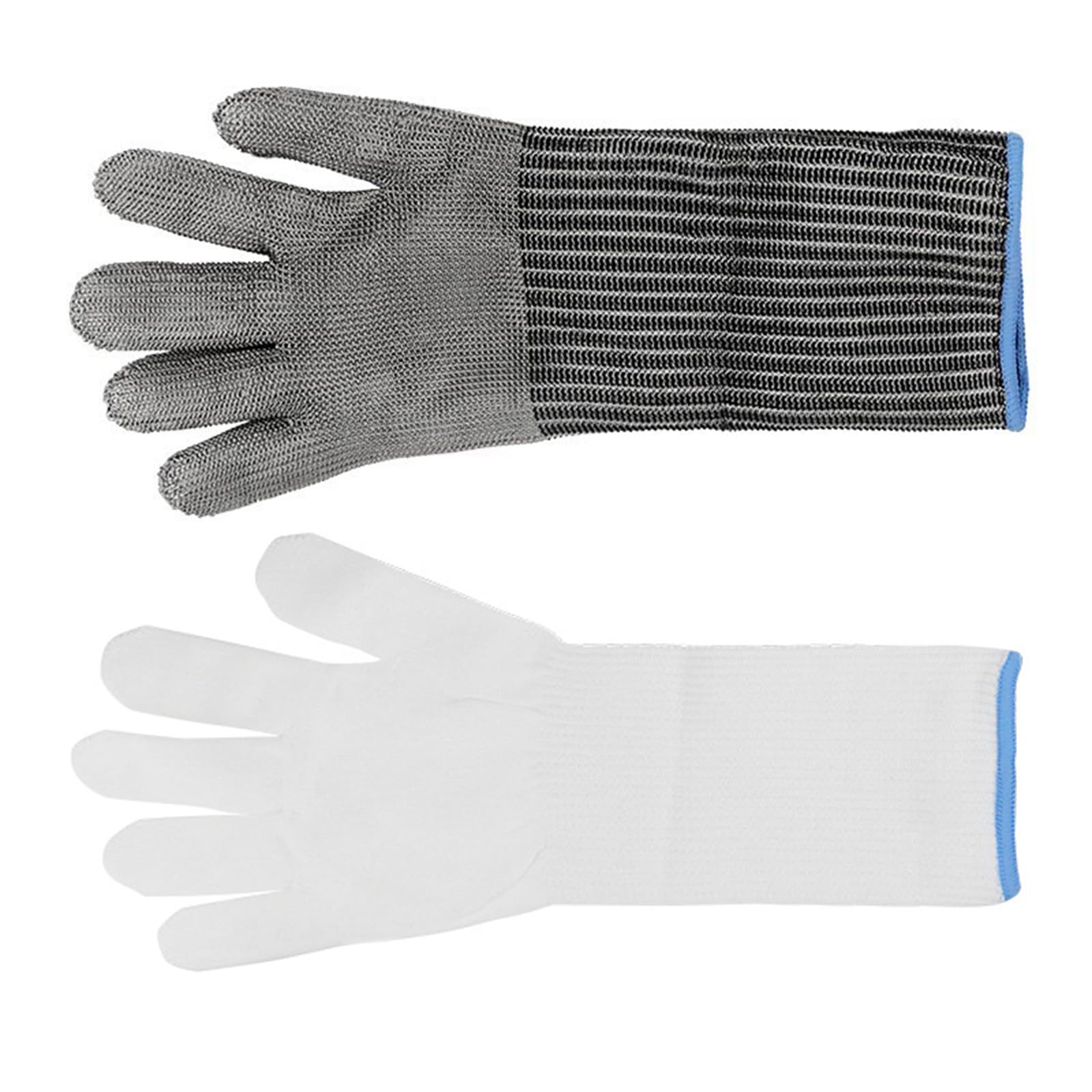 Resistant Glove Stainless Steel Mesh Metal Glove for Kitchen Cooking Butchers Meat Cutting Shucking Chopping Oysters Shucking Gloves