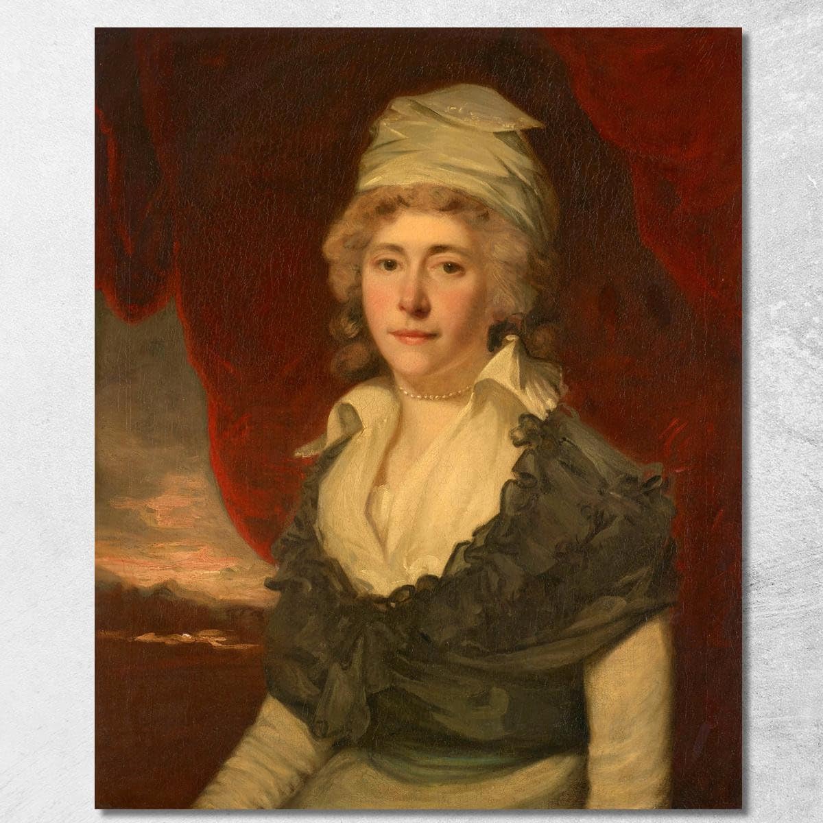 Tableau Hoppner Mme Moncrieff jhp17 grand format pour décoration salon chic