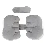 Travesseiro de Apoio Lombar para Amamentação Travesseiro de Cunha para Dormir Com Gravidez, Criada U Shape Shape Lombar Support Comfort Velvet Tampa p
