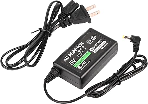 PSP Charger, AC Adapter Charger Compatible with Sony PSP 1000 2000 3000 Series PSP-1001, 2001, 3001 Replacement PlayStation Portable Power Cord