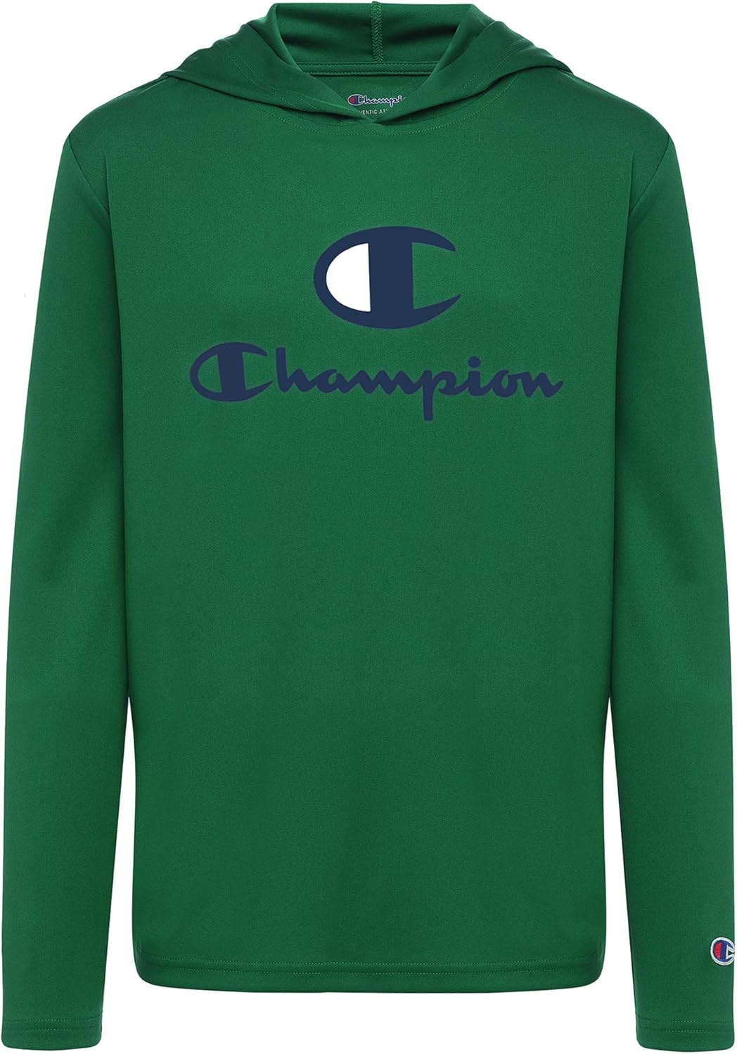 Green long sleeve champion shirt Clearance