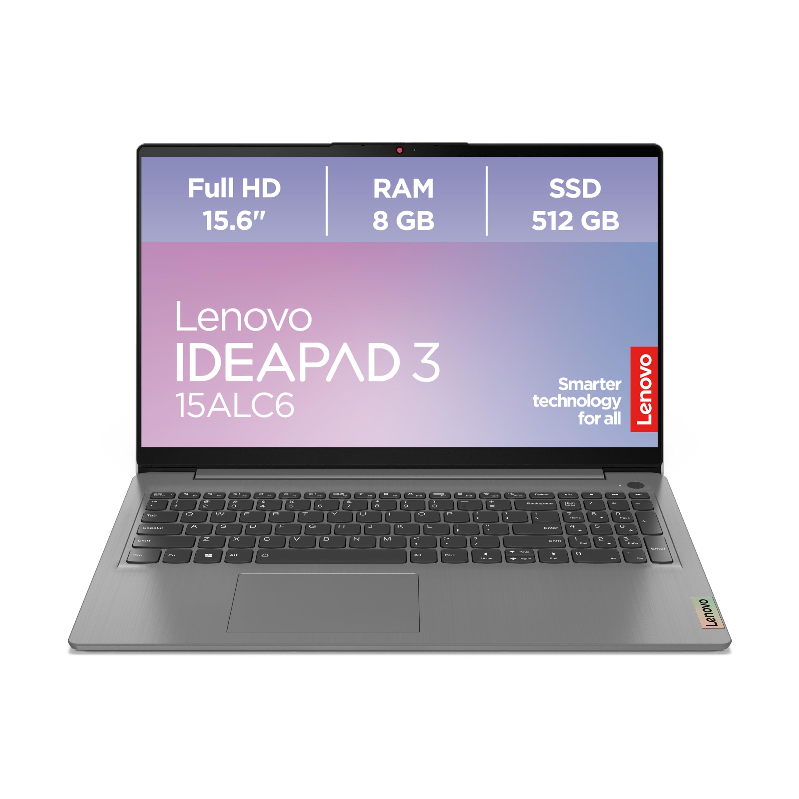 Lenovo IdeaPad 3 Laptop | 15,6' Full HD Display | AMD Ryzen 5 5500U