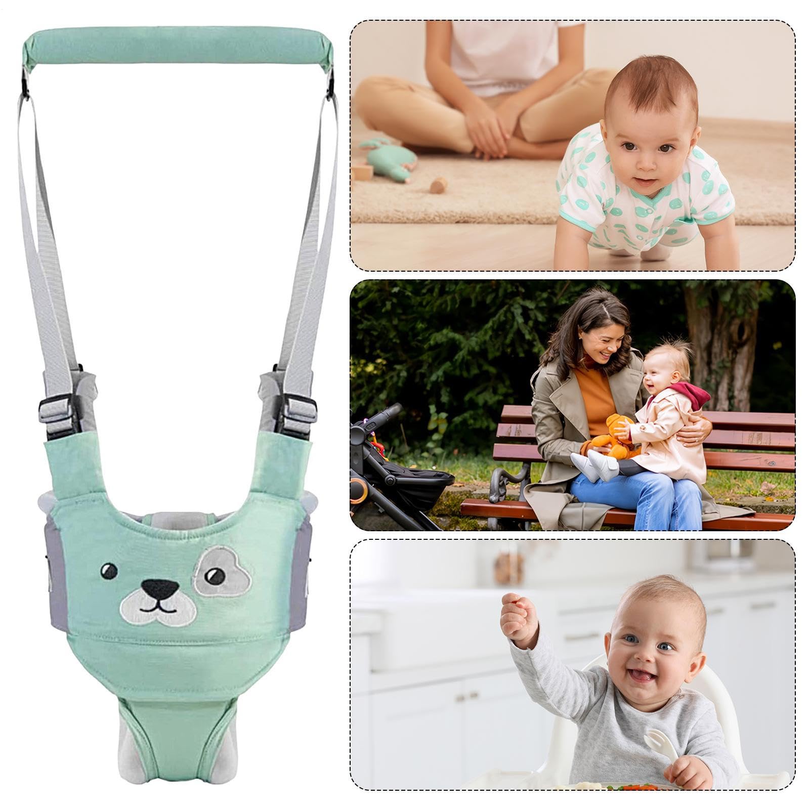 Arnés Para Aprender A Caminar | Arnés Ajustable De Seguridad Para Primeros Pasos,Soporte Transpirable Plegable para Aprendizaje de Marcha Adecuado para Bebés de 6 a 36 Meses