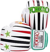 YOKKAO Design Breathable Muay Thai Boxing Glove | Premium Leather Training and Sparring Gloves for Men and Women | Winning Boxing Gloves | Punching Glove