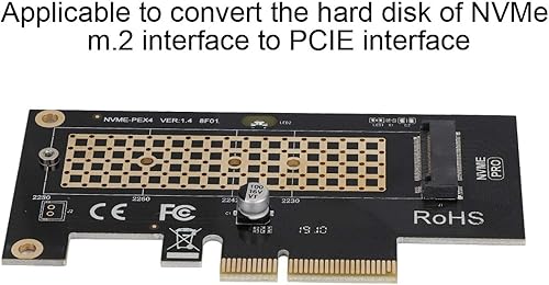 Miniatura 4 de SK4 PCIE 3.0 x 4 NVMe Tarjeta adaptadora para NVMe m.2 SSD PCIE x 4 x 8 x 16 ranuras