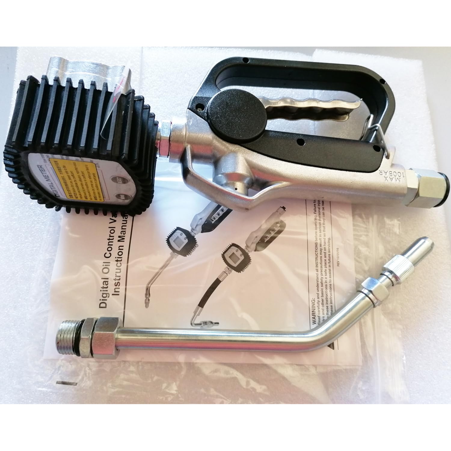 Pistola contatrice per olio digitale