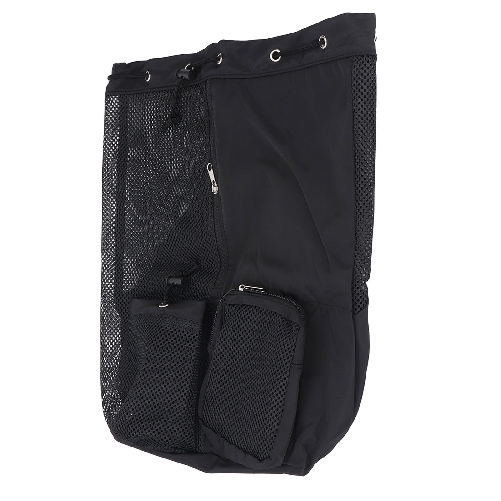 Mesh Swim Bag, Water Sports Backpack with Wet Dry Compartment Large Capacity for Swimming Surfing Beach Travel Gym Camping