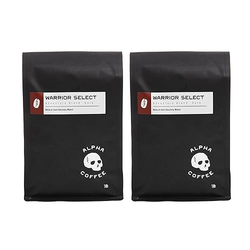 Alpha Coffee Warrior Select - Café tostado medio oscuro gourmet prémium de 16 onzas Propiedad de veteranos - Café tostado especial en lotes