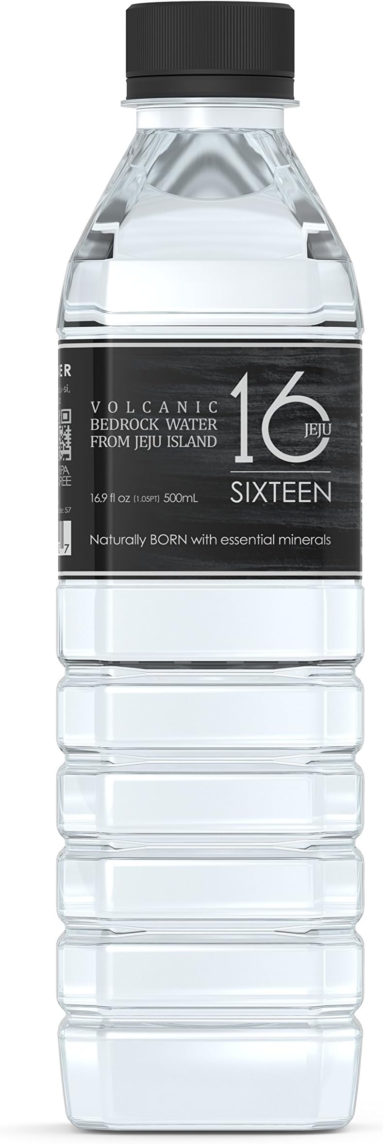 JEJU 16 SIXTEEN Bedrock Water, 16.9 Ounce (Pack of 20)