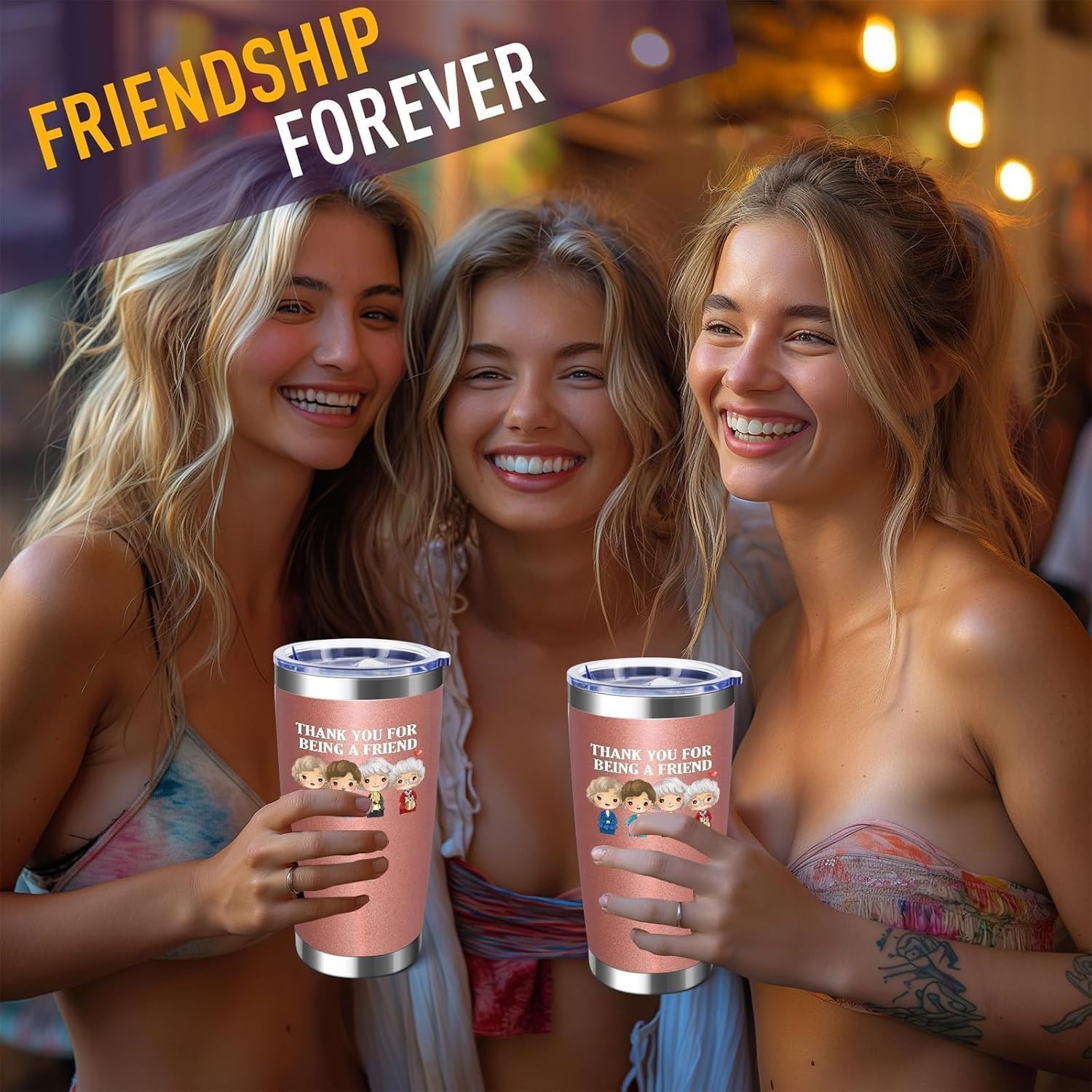 ATHAND Golden Girls Merchandise Gift,Golden Girls Coffee Cups Mug,Thank You for Being A Friend,Mother’s Gifts for Mom | Friendship Birthday Gifts for Women Sister Female - Image 7