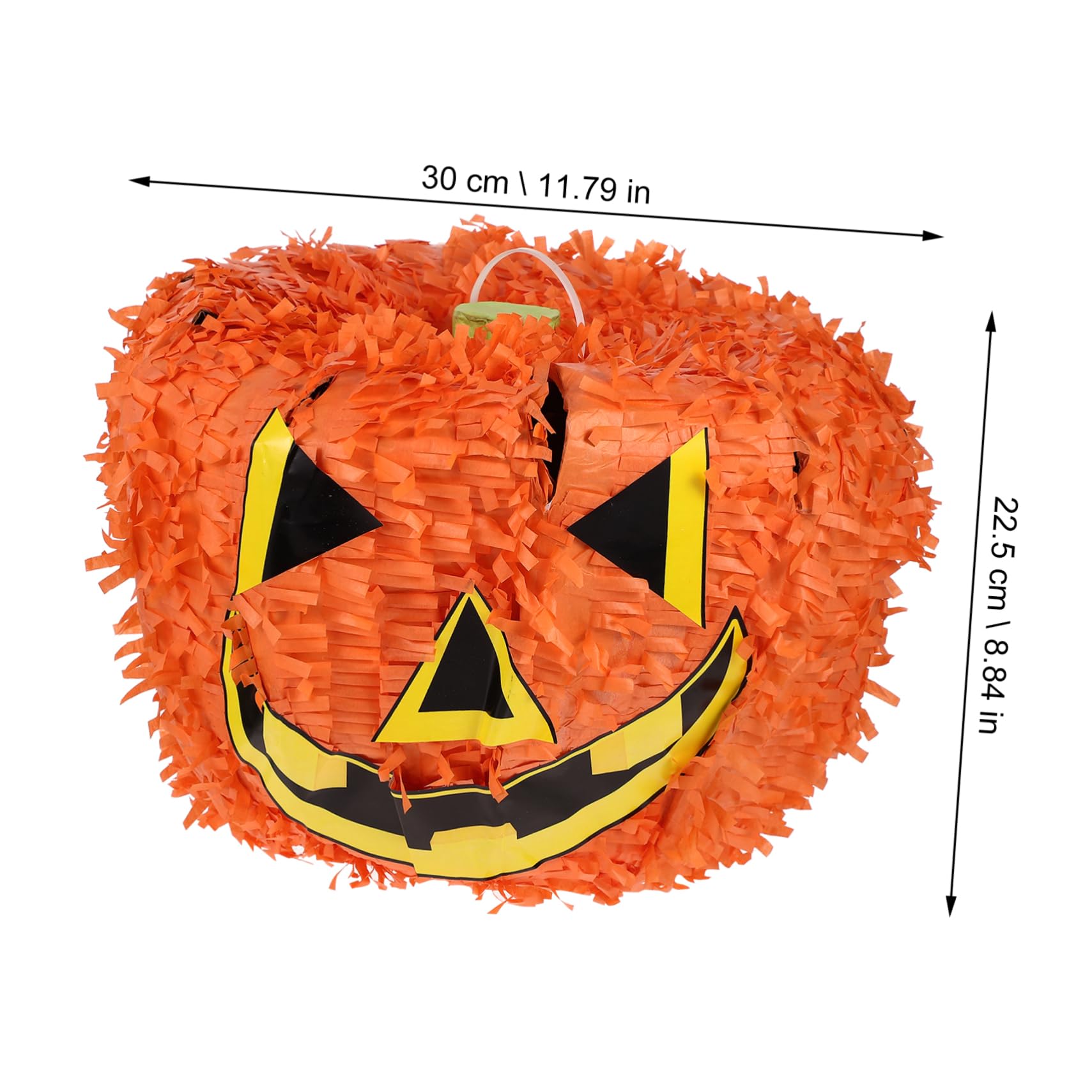 KOMBIUDA Kürbisförmige Piñata aus Papier als Gastgeschenk mit Zuckergefülltem Spielzeug Sicher zum Spielen für Kindergeburtstag und Herbstparty Deko