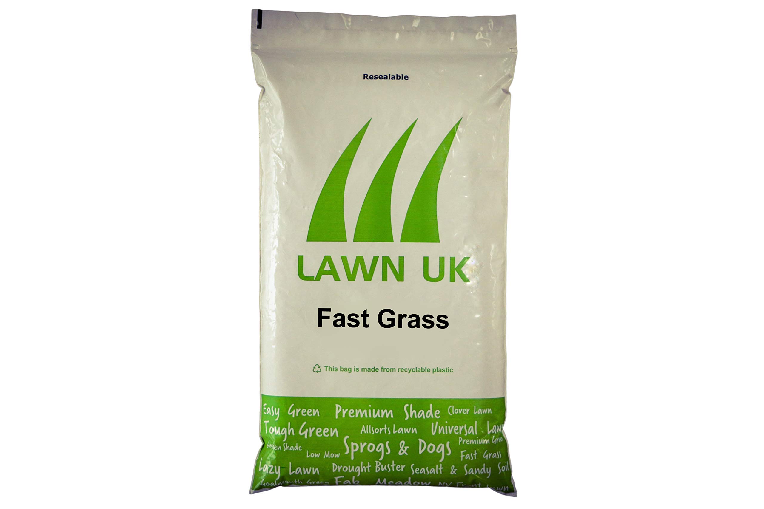 Buy Fast Grass Seed Easy to sow Lawn Seed, Fast to Grow and germinate UK DEFRA Registered