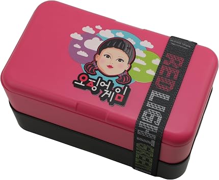 Cinereplicas Squid Game - Squid Game Bento Box - 18 * 10 * 10.5 سم - الترخيص الرسمي