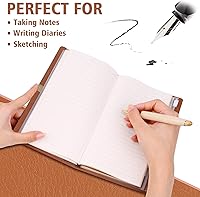 Vista 5 de BaubleDazz Regalos de agradecimiento para pastores, regalos para pastores para hombres, diario recargable de 140 páginas, regalos de agradecimiento