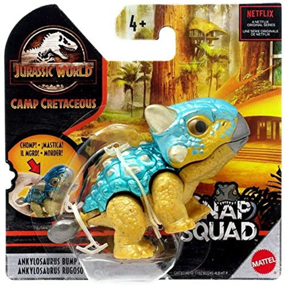 Jurassic World Camp Cretaceous Snap Squad Ankylosaurus Bumpy