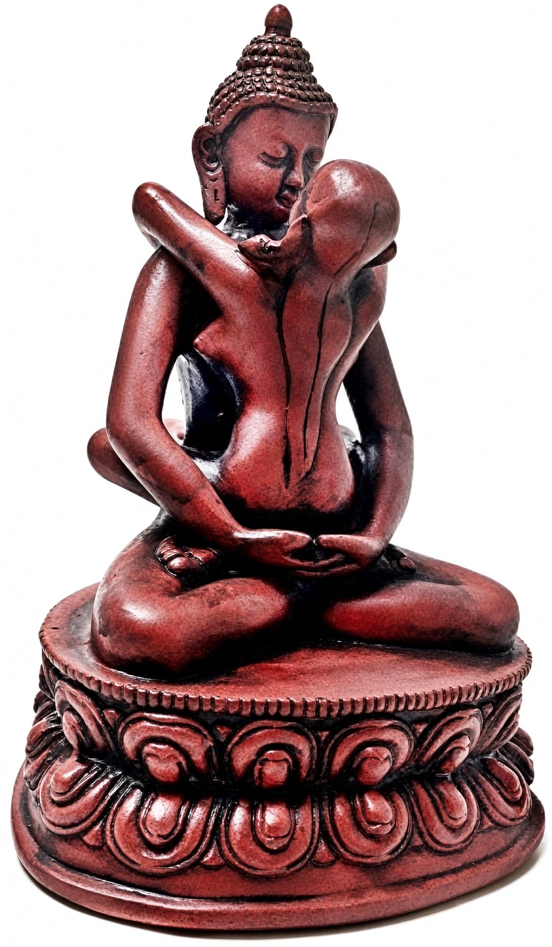 Bellaa 29639 Statue de Bouddha Yab Yum Shakti Embrasse Tantra 15,2 cm de Haut
