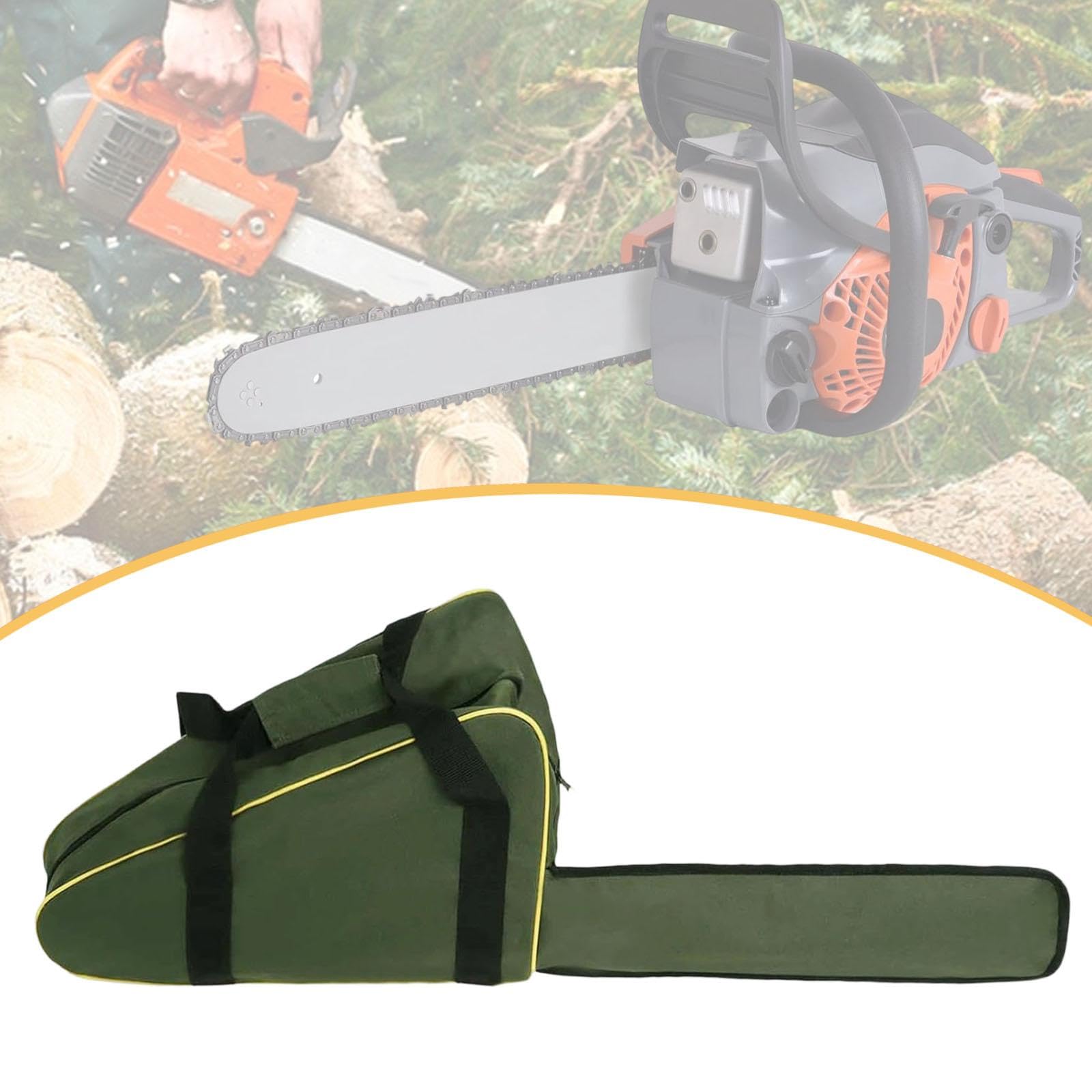 Gralara Bolsa para Motosierra, Funda de Transporte de Tela Oxford con Cierre de Cremallera, Bolso Portátil Adecuado para Transporte Y Almacenamiento en Exteri
