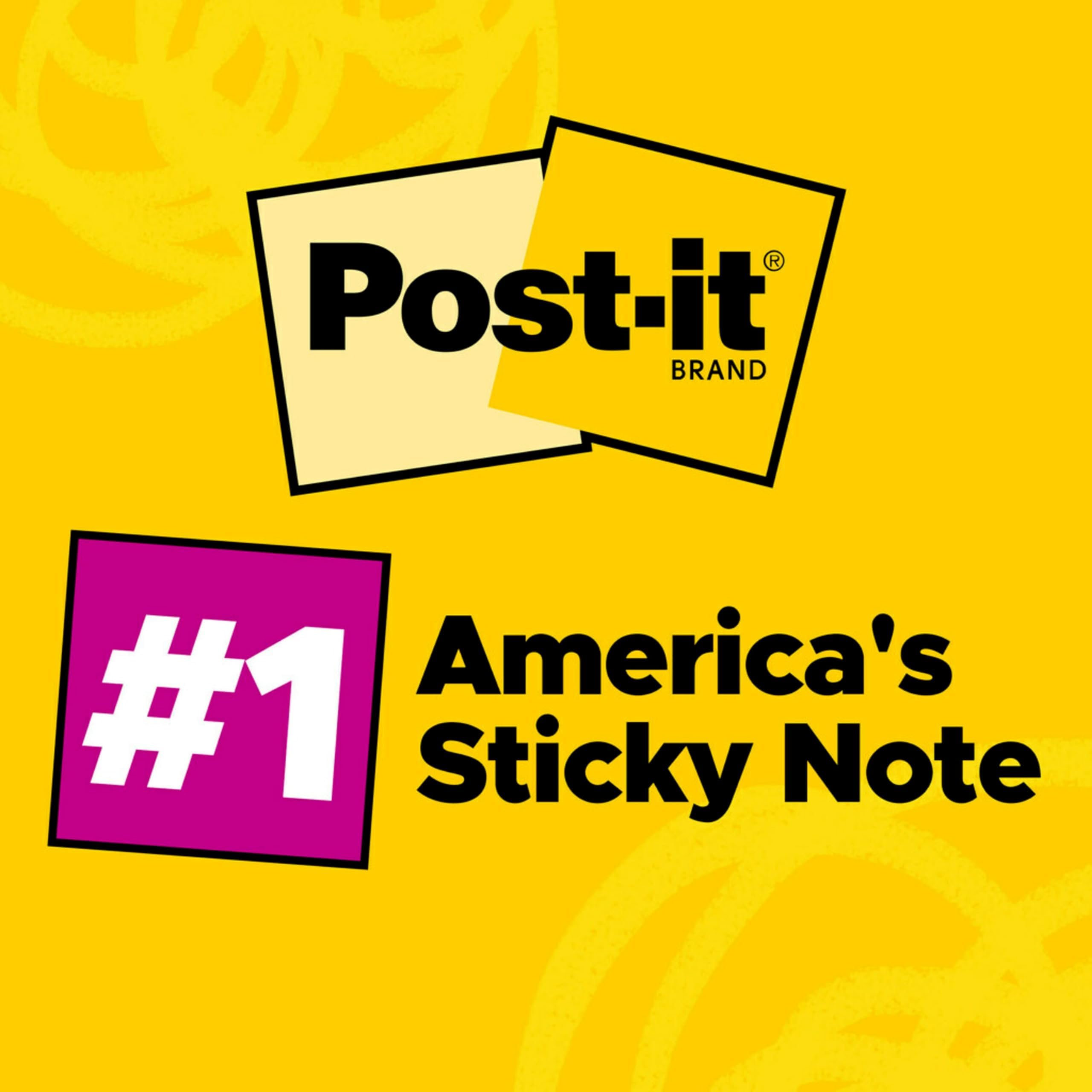 Post-It Notes, 4X6 In, 5 Pads, America'S 1 Favorite Sticky Notes, Beachside Café Collection, Pastel Colors, Recyclable (660-5Pk-Ast)