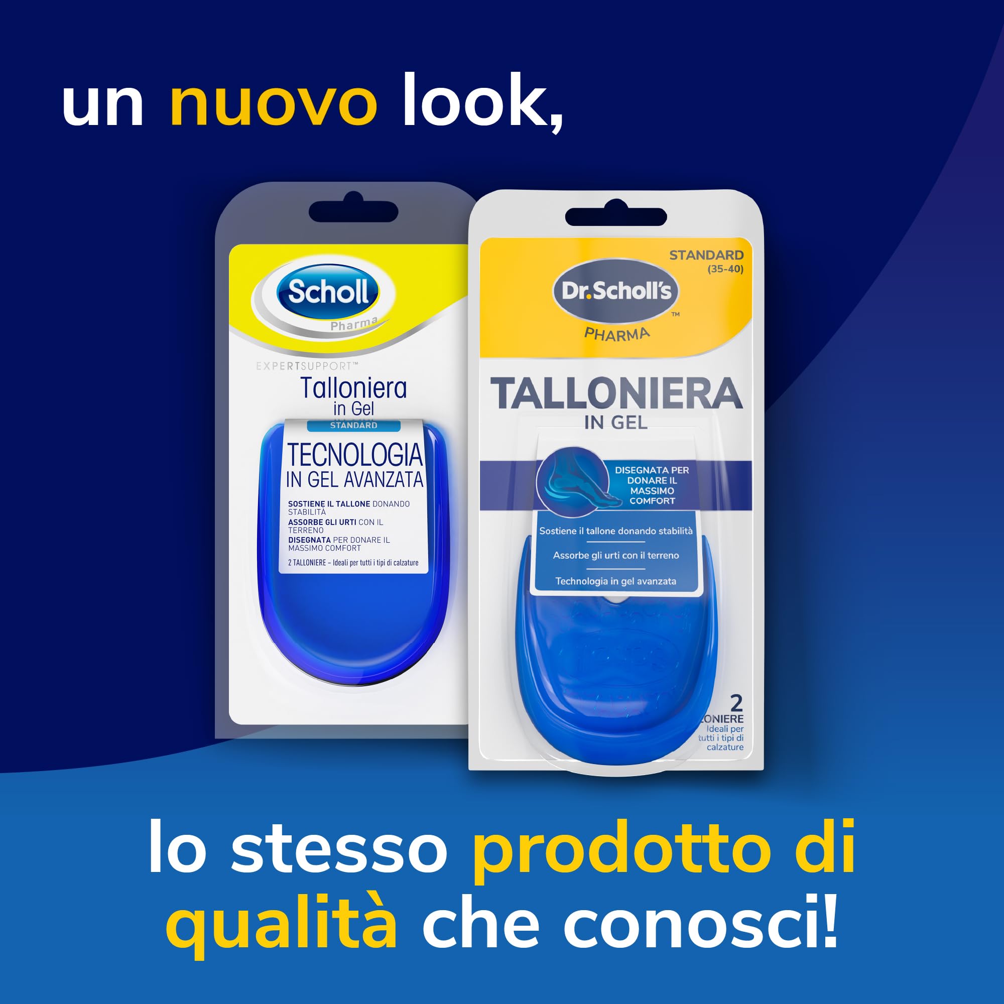 Dr. Scholl's Talloniera in Gel, inserto avanzato che sostiene il tallone, assorbe gli urti e garantisce massimo comfort in tutti i tipi di scarpe - 2