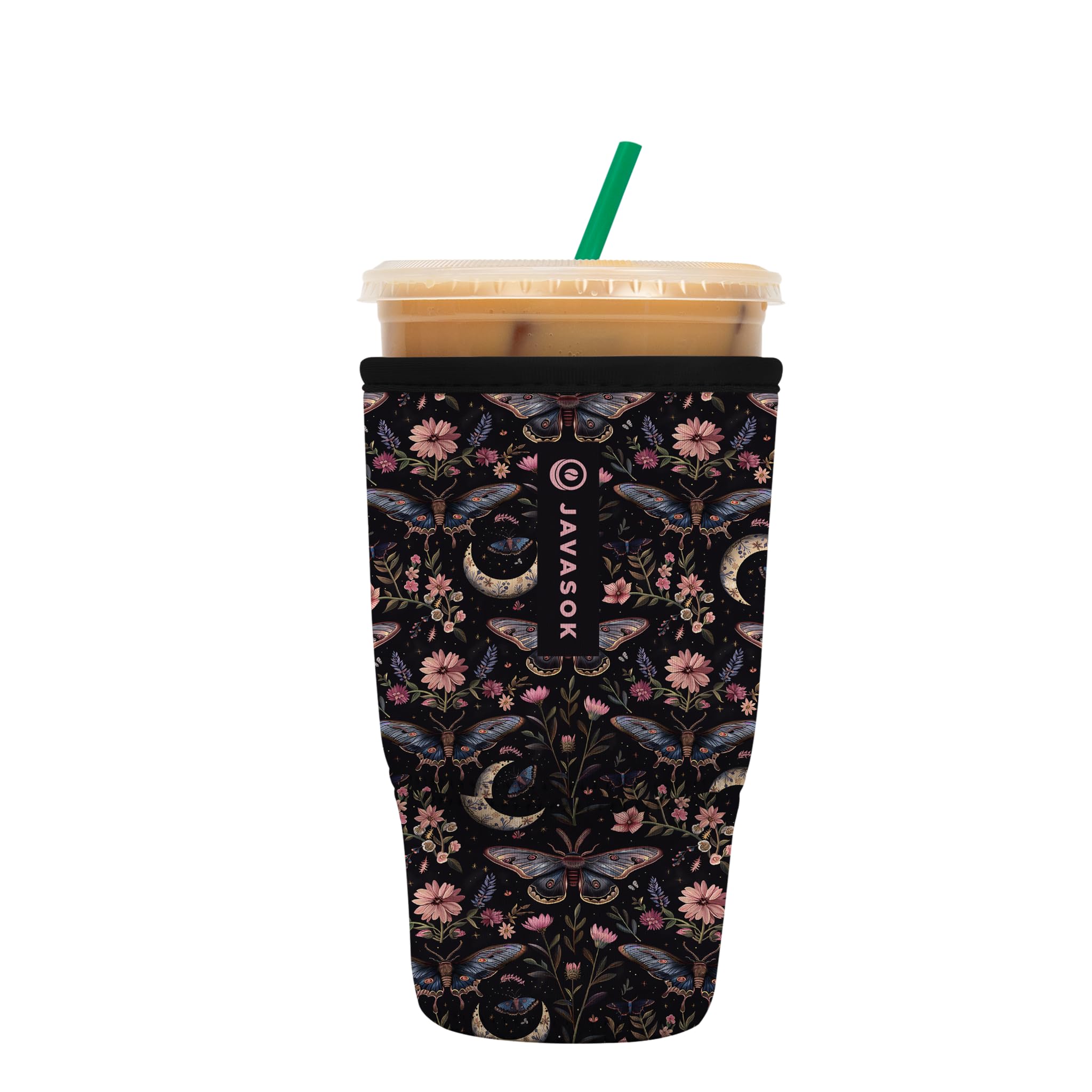 Sok It JavaSok Iced Coffee &amp; Cold Soda Insulated Neoprene Cup Sleeve (Into the Night, Large: 30-32oz)