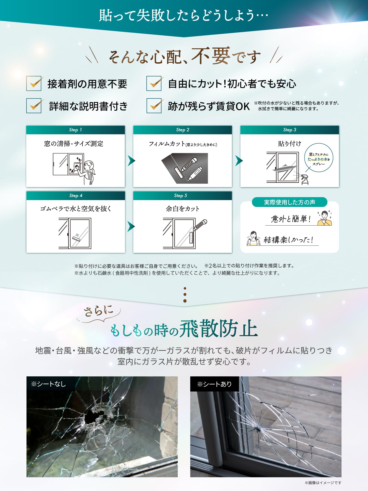 Amazon｜窓目隠し断熱シート 窓断熱シート [水で貼るだけ] 窓用 