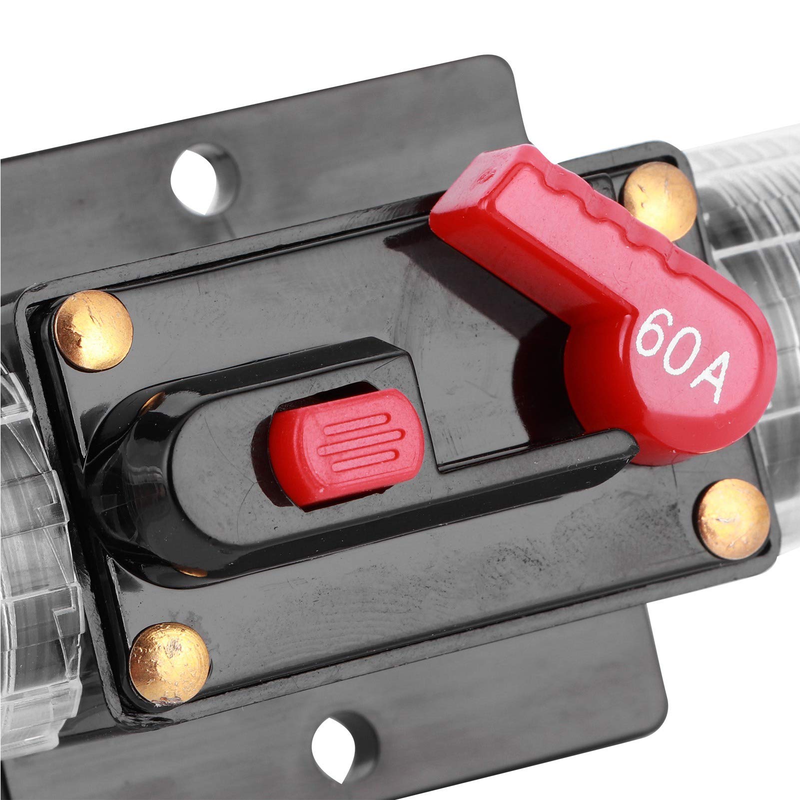 PRZEŁĄCZNIK UCHWYTU BEZPIECZNIKA AUTO RESET DO OCHRONY Do AudiO SAMOCHODU SAMOCHODOWEGO 12V 60A