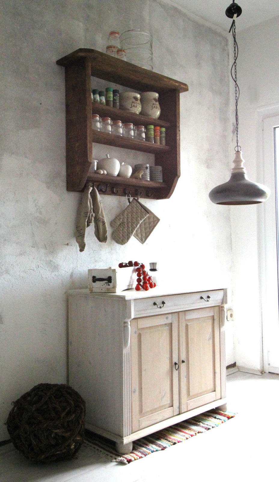 Étagère à épices Tupperware Vintage – Bois – Porte-épices Ancien