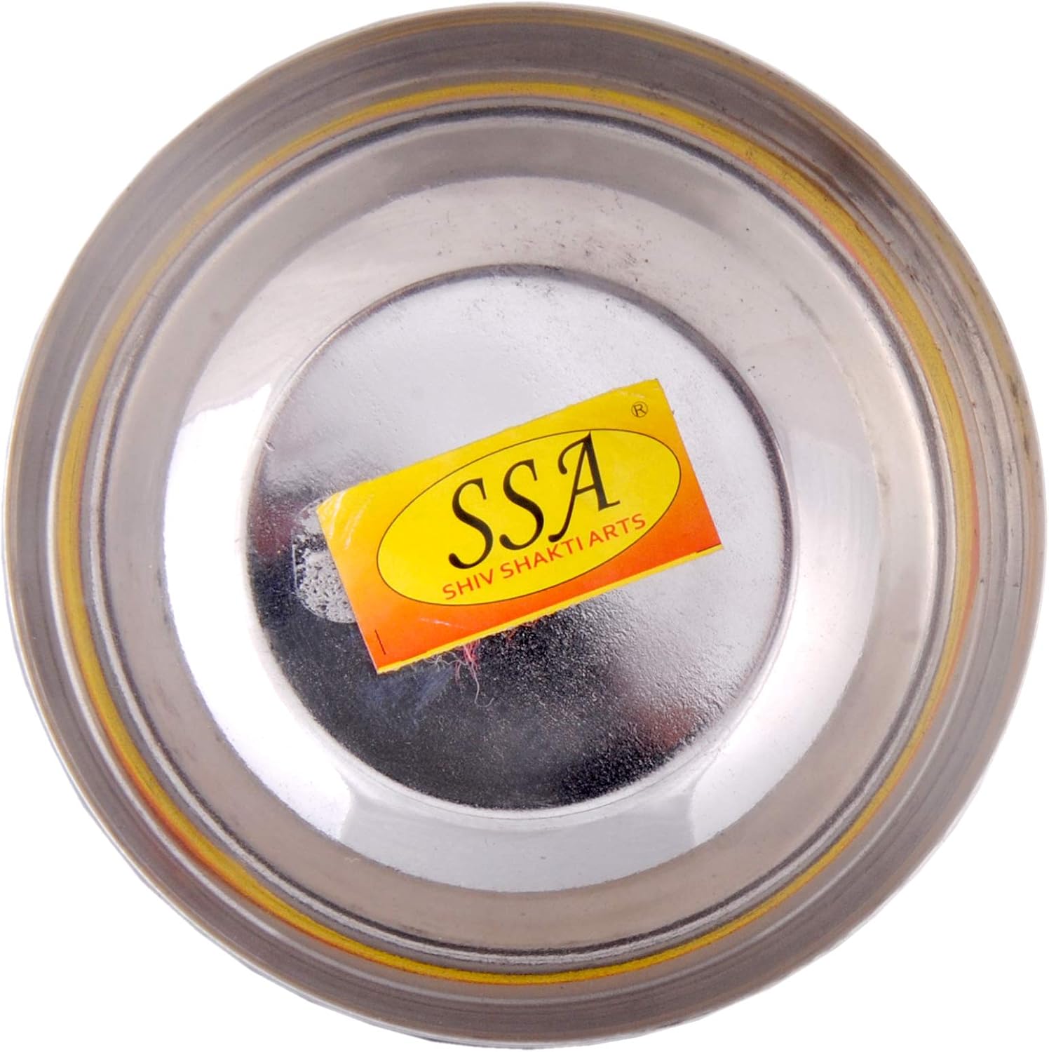 SHIV SHAKTI ARTS Stainless Steel Plane Handi, Bowl with Spoon(2 Piece, 300 Ml Each, Silver)