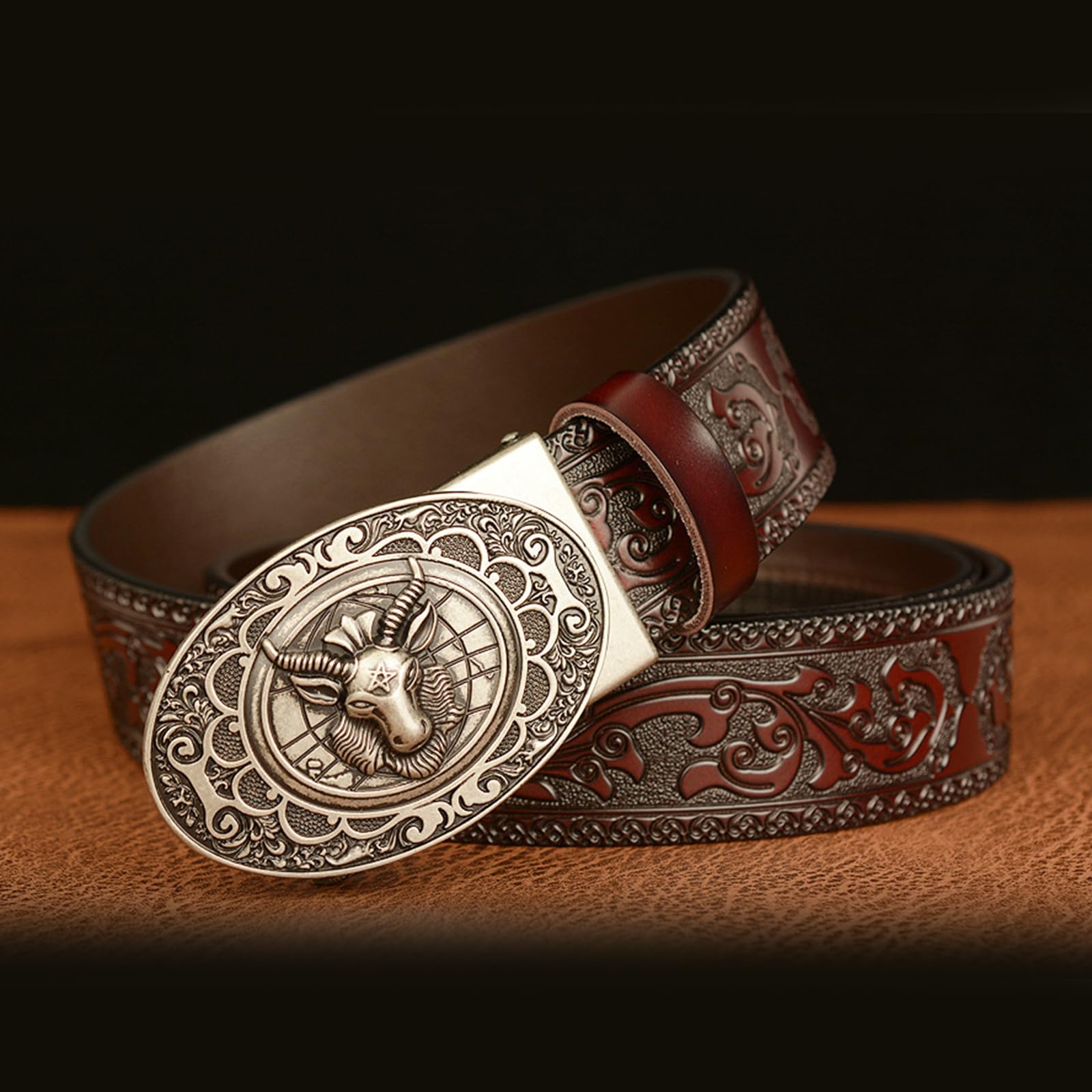 Ceinture extensible en cuir pour jeans