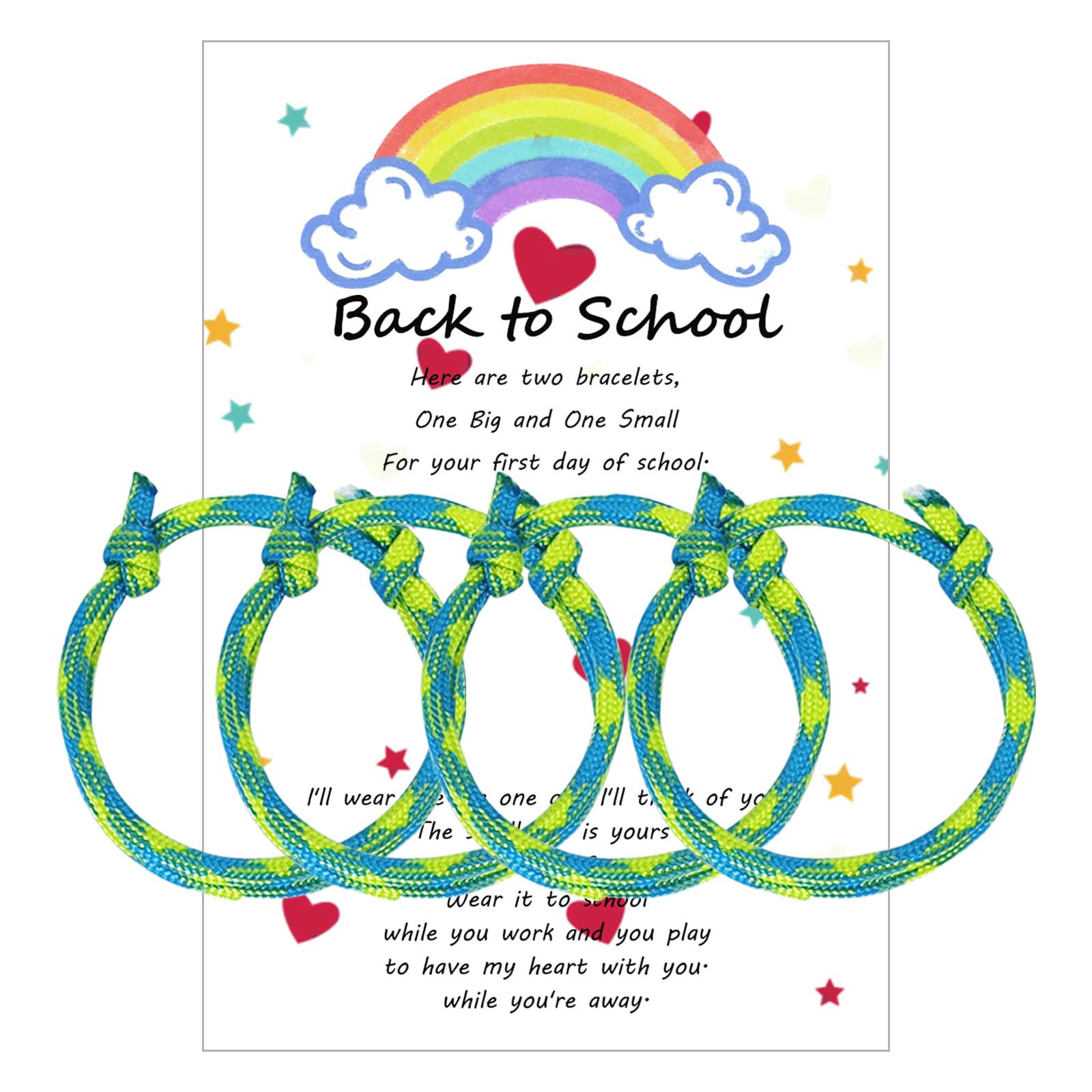 First Day ofSchool Bracelets Back toSchool Bracelet Back toSchool Gifts Bracelets Back toSchool (B)