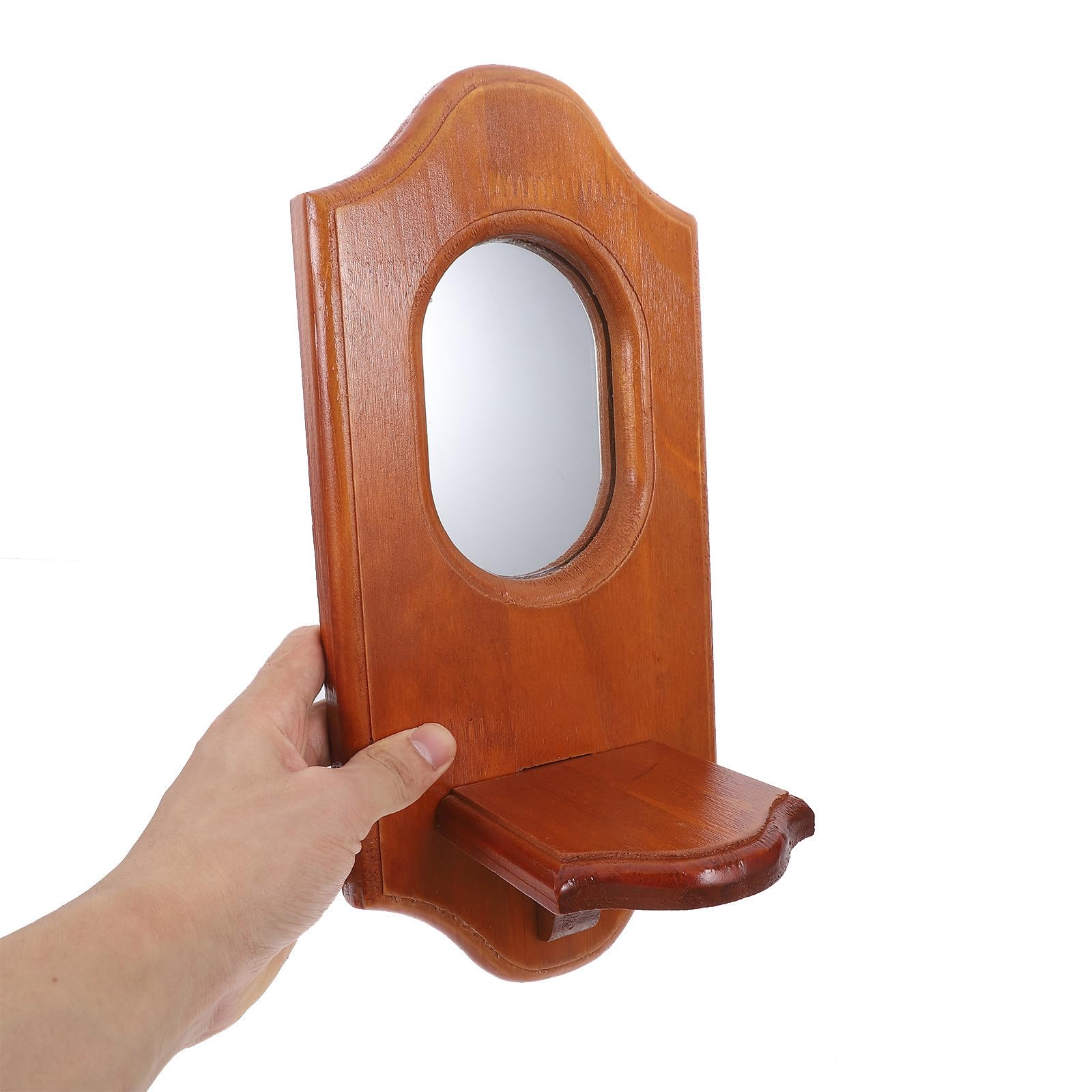 Wandkerzenhalter und Glas mit Vintage Design Braun zur Wandmontage für Wohnzimmer und Arbeitszimmer Dekorative Wanddekoration und Duftkerzenhalter