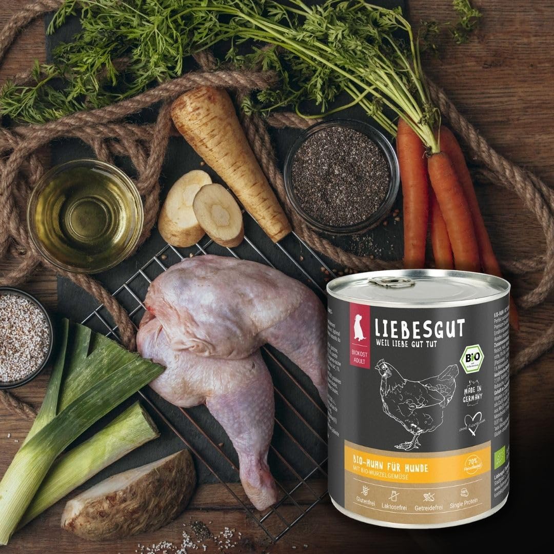 Bio Hundefutter Probierpaket Hund Adult & Sensitiv, produziert in Bayern, 14 x 800 g