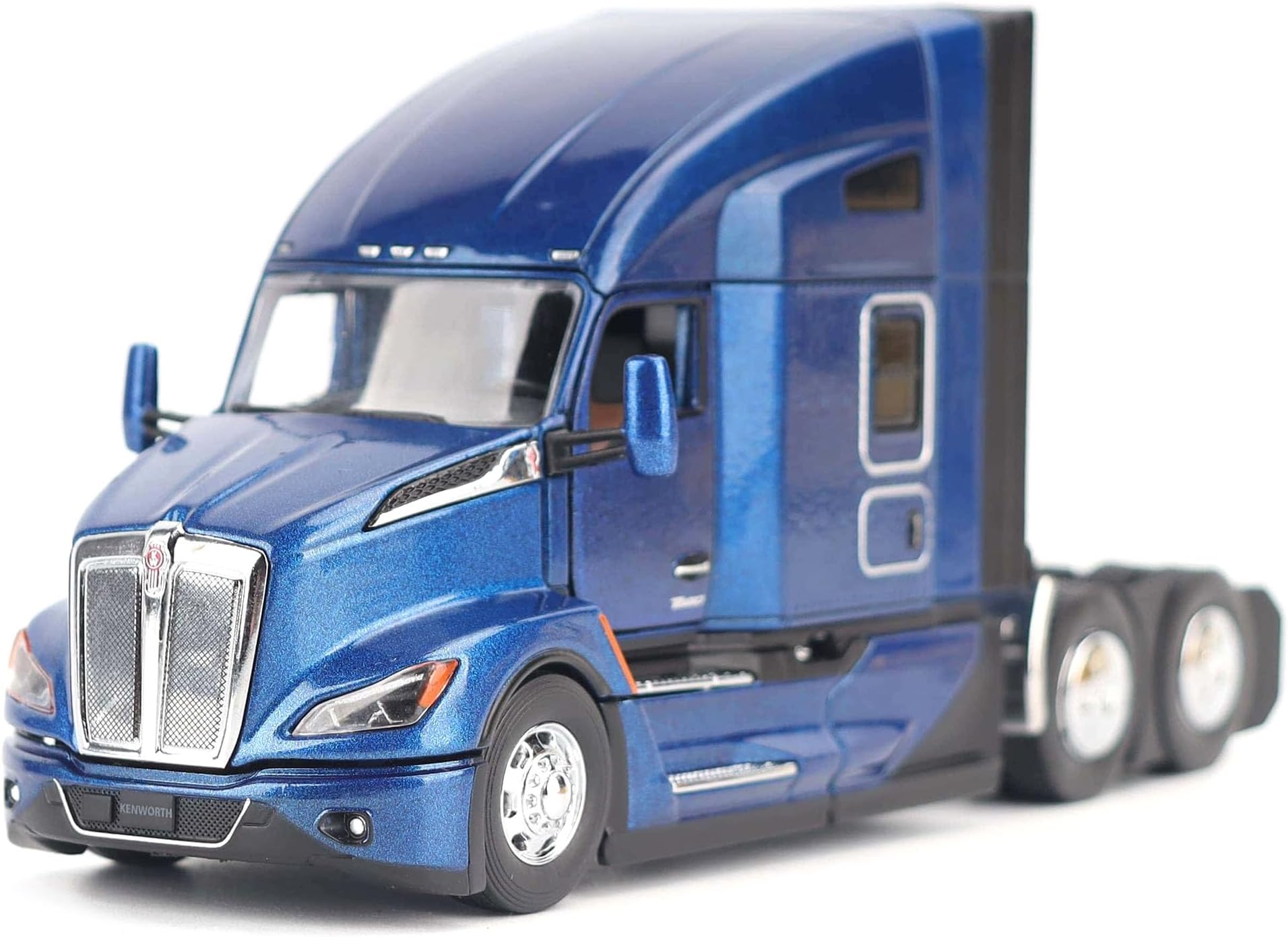 Diecast Masters 1:50 Scale Kenworth T680 - Deep Cerulean Blue | Officially Licensed Transport Series | Deep Cerulean Blue Model 71108