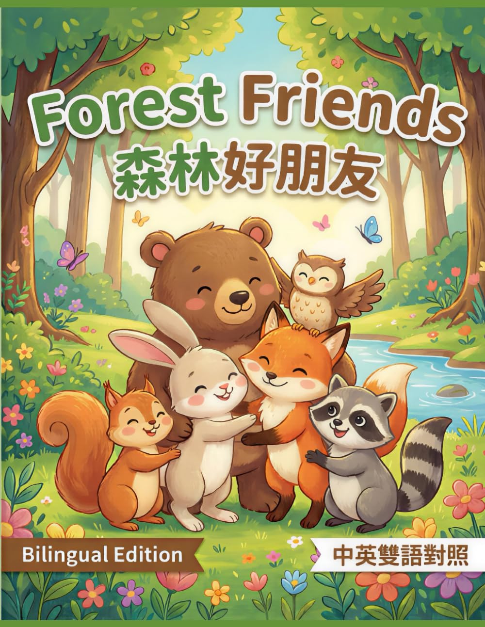 Cozy Forest: Simple Coloring Book: Bold and Easy Designs for Relaxation and Creativity