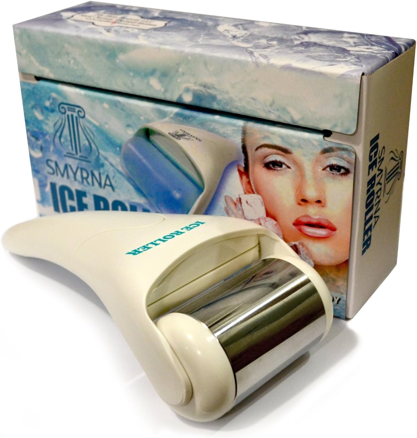 Smyrna(TM) Ice Roll, Cooler for Face and Body Massage, Instant Relief for Skin