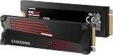 Samsung SSD Interne 990 PRO avec dissipateur, NVMe M.2 PCle 4.0, 2 To, Vitesse de lecture jusqu'à 7 450 Mo/s, Gestion Intelligente de la chaleur, MZ-V9P2T0CW - 2