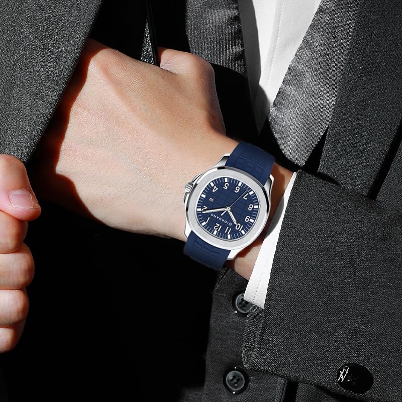 Image of GIORDANO Analog Watch for Men - Textured Dial, Stainless Steel Strap, Date Display, Quartz Movement, Water Resistant