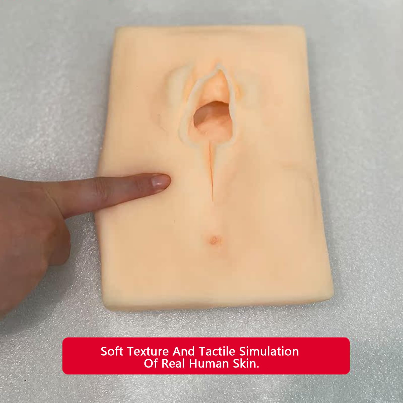 Modelo de práctica de sutura perineal de incisión de Vulva Femenina, simulador de Entrenamiento de sutura de Vulva, para la exhibición de Estudio