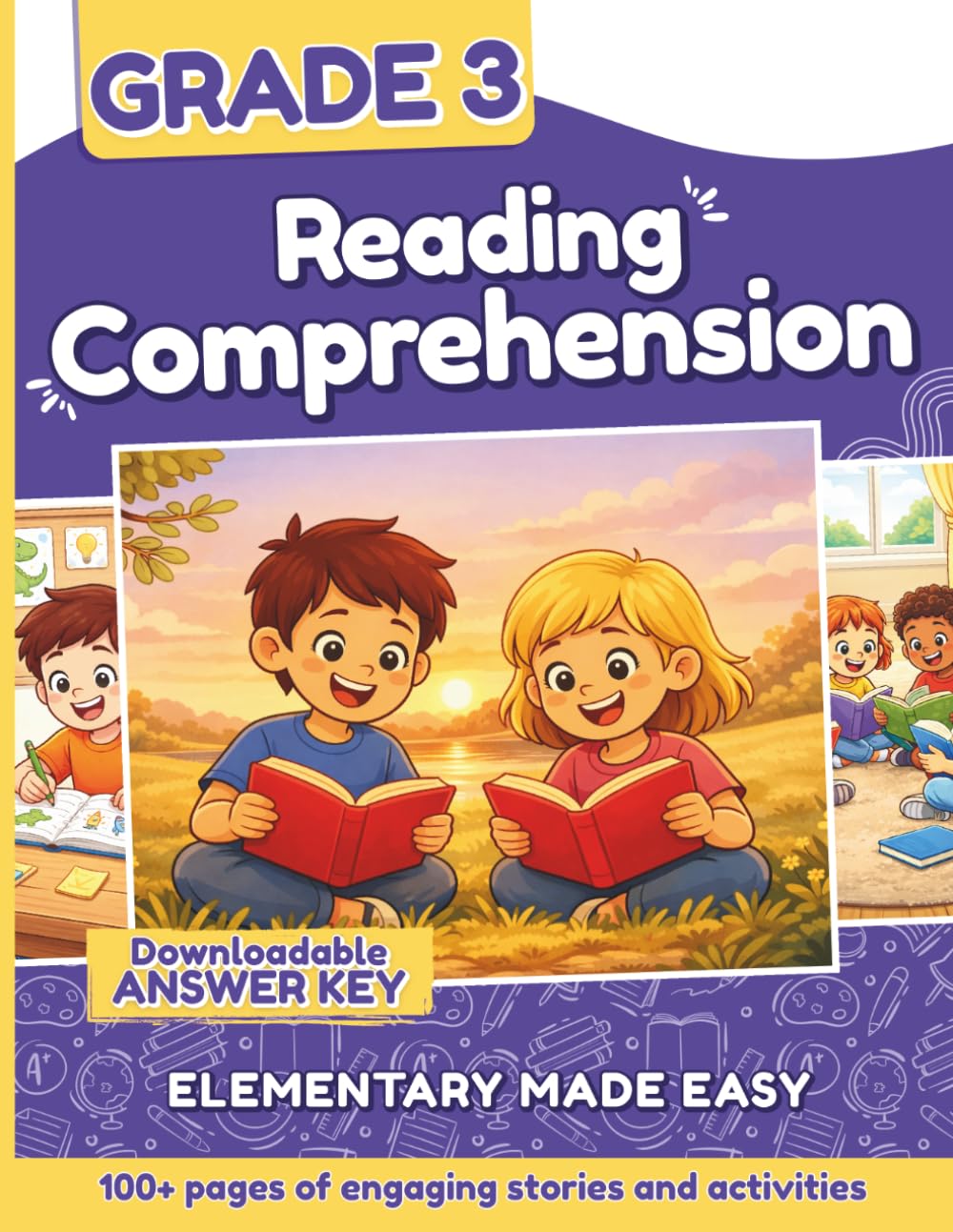 Reading Comprehension for 3rd Grade: A Fun and Skill-Building Workbook to Boost Reading Fluency, Confidence, and Critical Thinking — for Kids Ages 8