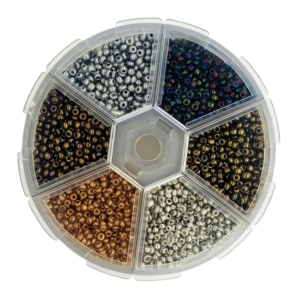 Fly Tying Beads, 1900Pcs 2-3.5Mm Plastic Slotted Sinking Fishing Beads with Storage Box, High Visibility Nymph Bead Accessories for Fly Fishing