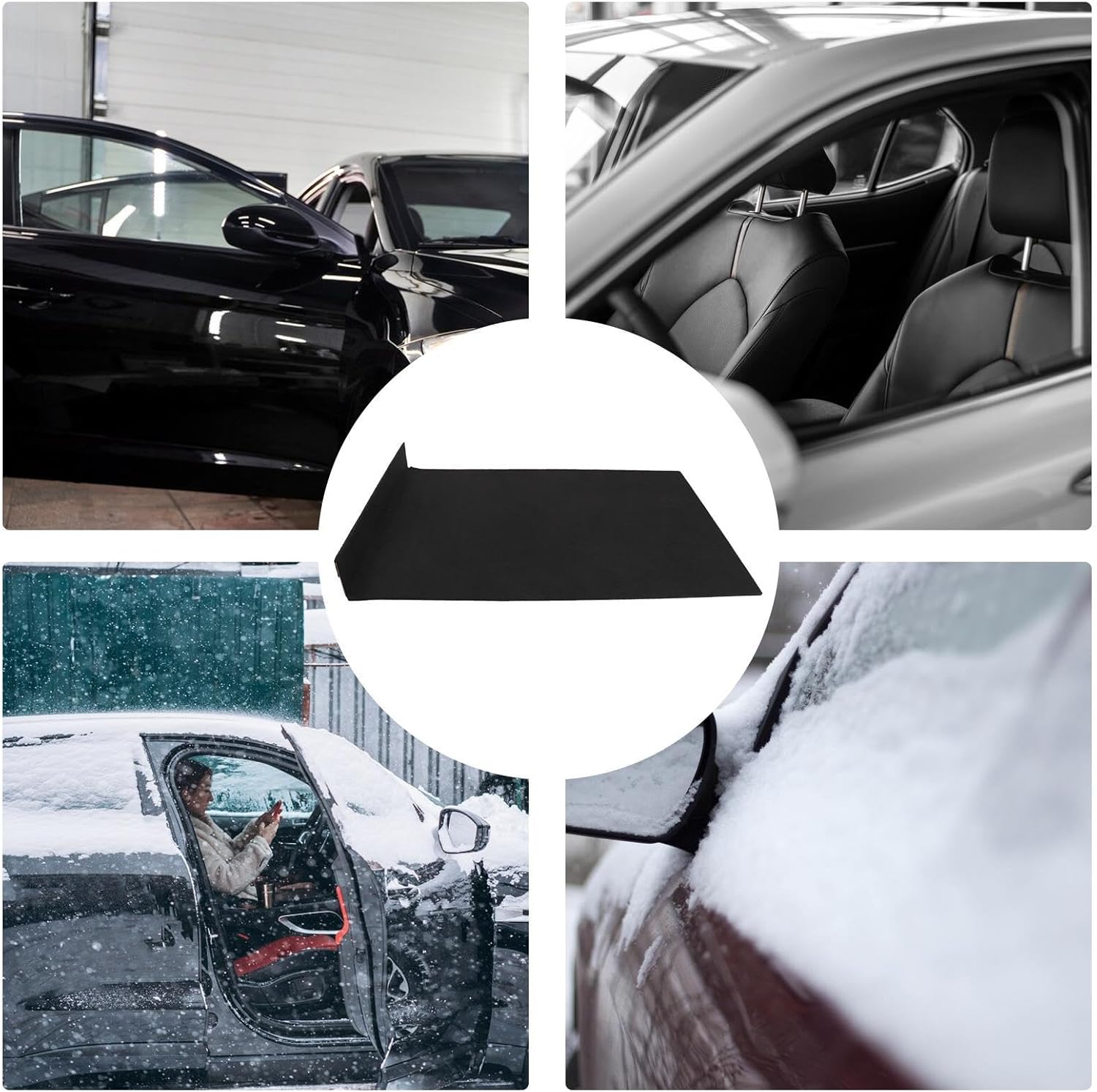 Dent Repair Window Guard - Stainless Steel Window Protector | Dent Repair Window Guard | UV Resistant Car Dent Removal Tool | Window Guard Dent Repair Tool with Felt for Car
