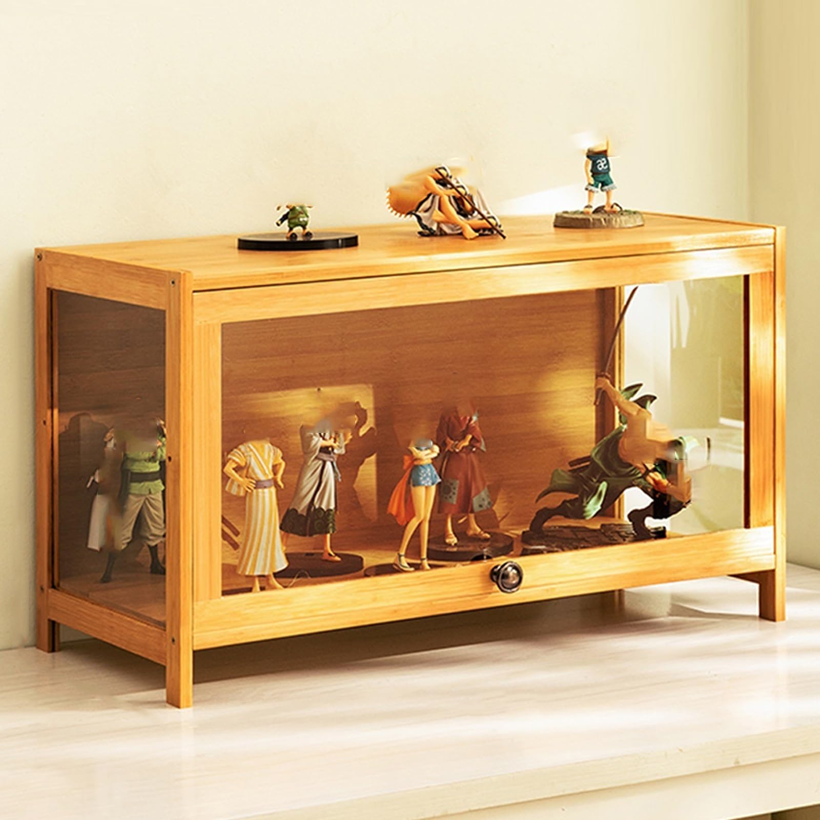 Vitrine Murale Pour Objets De Collection  Armoire De Rangement Avec 4 Étagères  5