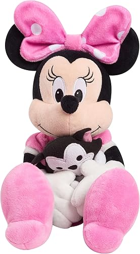 Disney Classics Lil Friends Minnie Mouse y Figaro - Animal de peluche grande de 16.5 pulgadas, juguetes para niños a partir de 2 años Just Play