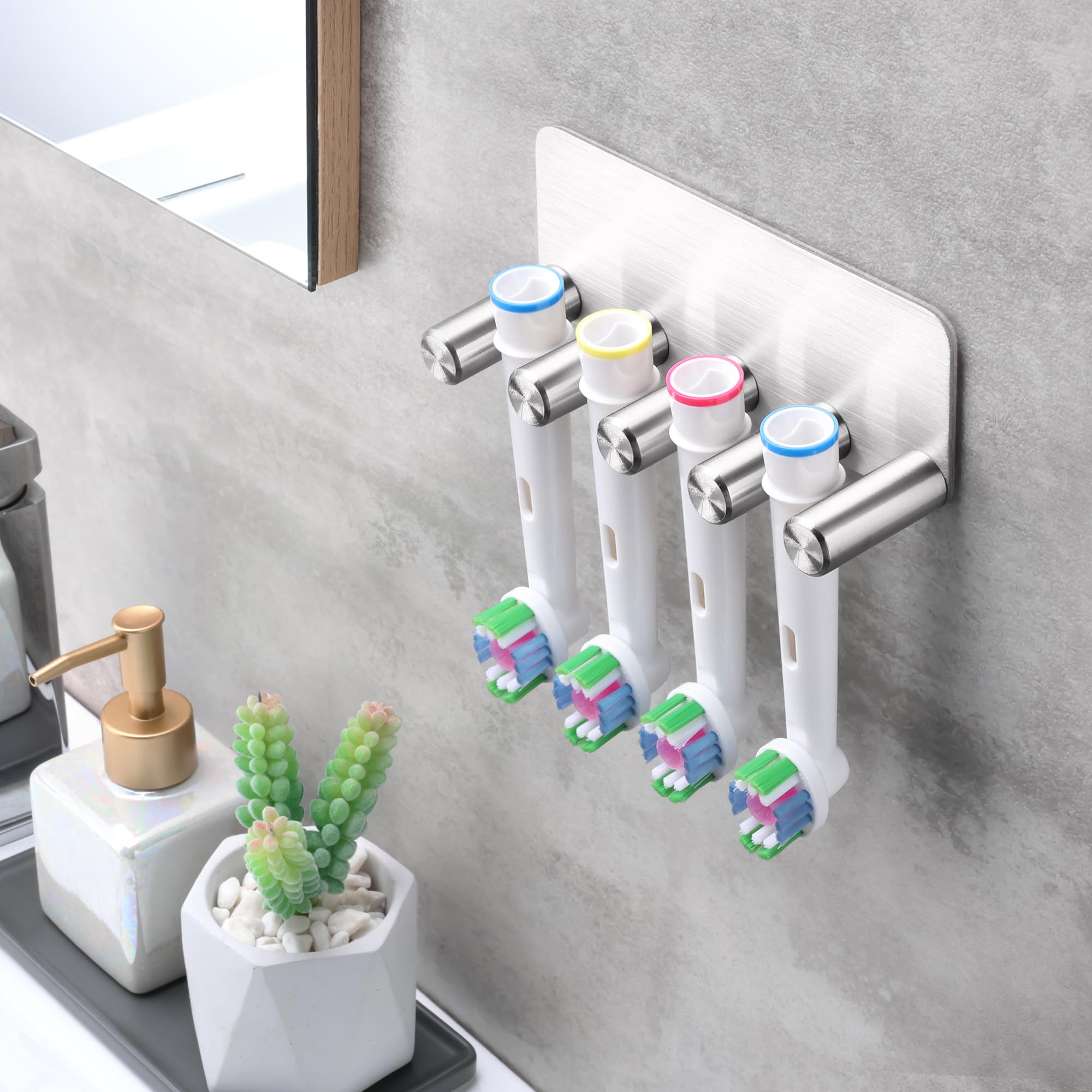 Porte Brosse à Dents Mural, Support Brosse a Dent Electrique Acier Inoxydable 304 Porte Brosse à Dents Electrique, Support Brosse a Dent Mural pour Salle de Bain, Porte Dentifrice et Support Rasoir Porte Brosse à Dents Mural, Support Brosse a Dent Electrique Acier Inoxydable 304 Porte Brosse à Dents Electrique, Support Brosse a Dent Mural pour Salle de Bain, Porte Dentifrice et Support Rasoir