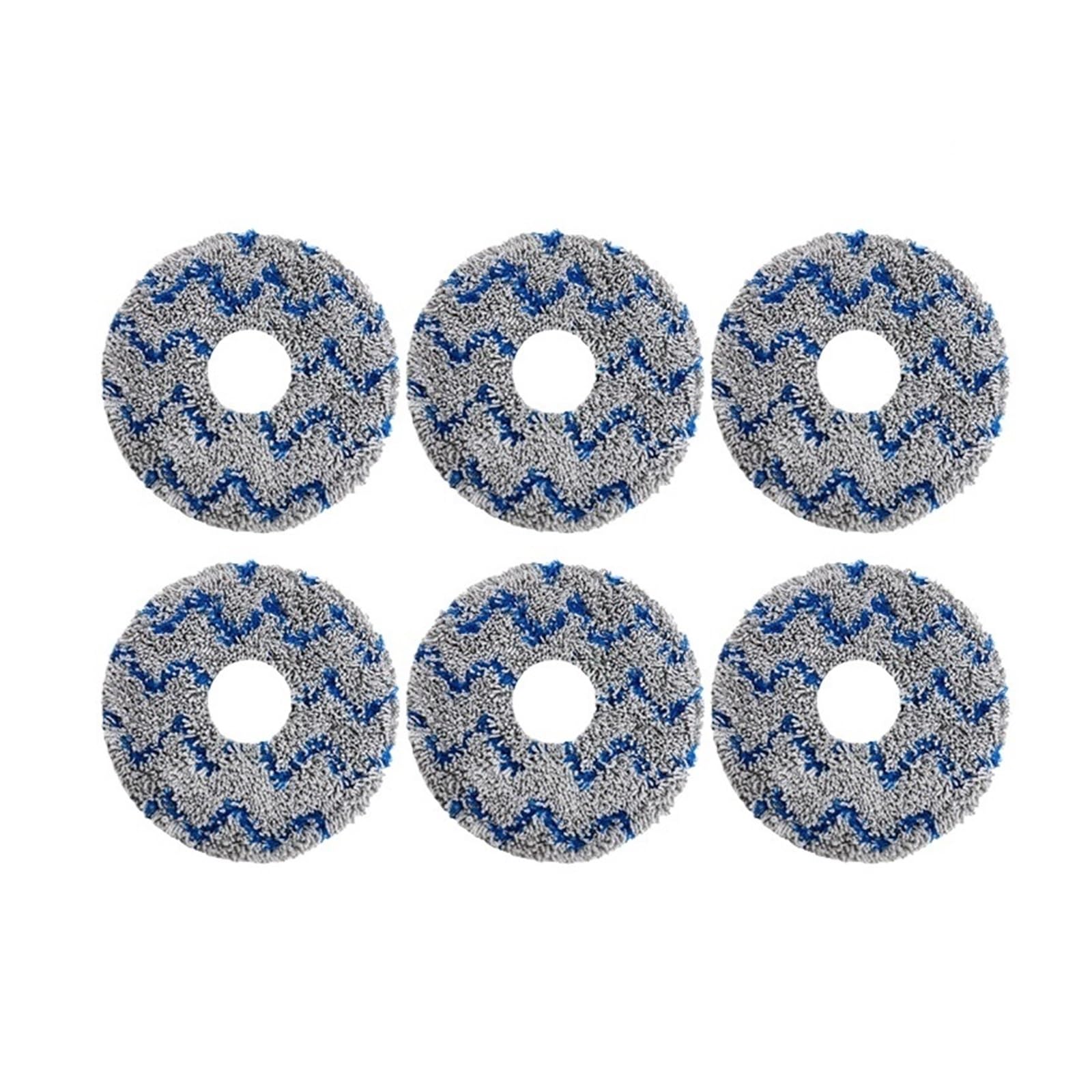 XYMURVVD Robot Vacuum Cleaner X2 Mop Rag Cloth Holder Accessories Spare Parts, Compatible For DEEBOT，X2 Pro/X2 Omni(6mop black)